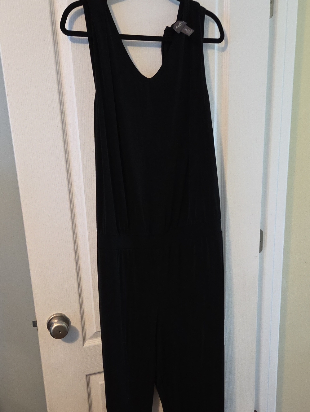 NWT Chico's Travelers Black Shortsleeve Jumpsuit Sz XL